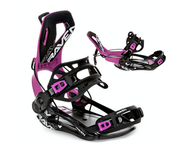 Wiązania Snowboardowe RAVEN Fastec FT360 Fuchsia
