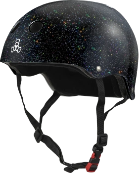 Kask Skate Triple eight - Glitter Sweatsaver Black