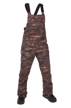 Damskie Spodnie snowboardowe Volcom Elm Stretch Gore Bib Overall Camo