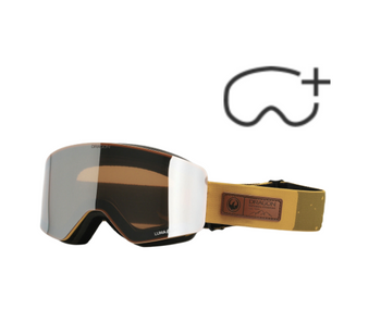 Gogle Snowboardowe -  Dragon R1 OTG yellowstone/lumalens silver ion/lumalens amber