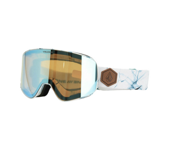 Gogle Snowboardowe - Volcom Odyssey white ice/ice chrome