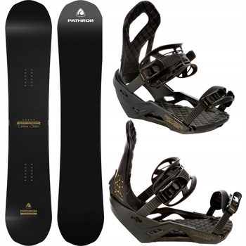 Męski zestaw snowboard Pathron Gold Carbon + Wiązania Pahtorn Ct