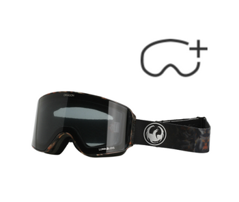 Gogle Snowboardowe - DRAGON NFX MAG OTG fireleaf/lumalens dark smoke/lumalens amber