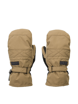 Damskie rękawice snowboardowe Volcom - Peep Gore Tex Mitt Brown