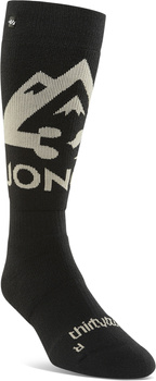 Damskie skarpety Snowboardowe Thirty Two - W Jones Merino Black
