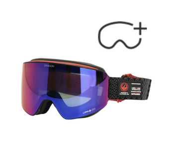 Gogle Snowboardowe - Dragon PXV obsidian/lumalens solace ir/lumalens violet