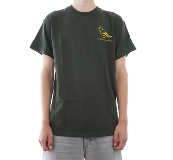 Koszulka Antihero - Basic Pigeon forest green /yellow