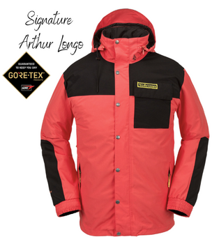 Męska Kurtka snowboardowa Volcom Longo Gore Tex orange 2024