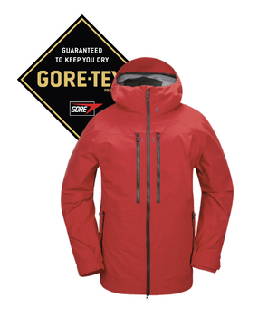 Męska Kurtka snowboardowa -  Volcom Guide Gore Tex Red