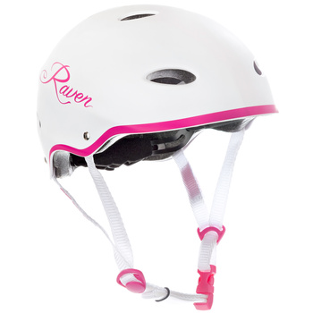Kask  RAVEN F511 White/Pink