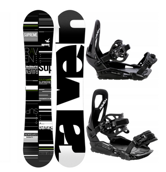 Męski zestaw Snowboard RAVEN SUPREME  + Wiązania s230