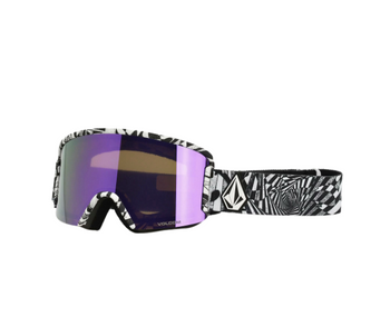 Gogle Snowboardowe - Volcom Garden op art/purple chrome