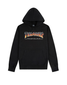 Bluza z Kapturem Thrasher  Bbq Redux Black