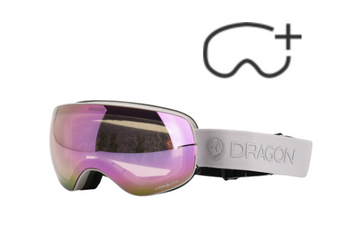 Gogle Snowboardowe - Dragon X2S lilac/lumalens pink ion/lumalens dark smoke