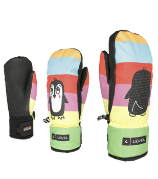 Rękawice ski - Level Vertigo Teen Mitt JR  rainbow