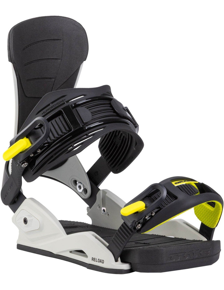 Męskie Wiązania snowboardowe Drake Reload grey/lime | SNOWBOARD ...