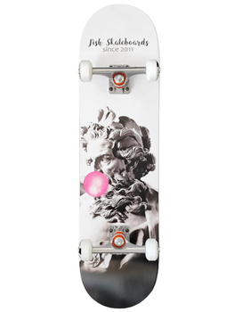 Deskorolka kompletna -  Fish Skateboards Bubble Gum II White