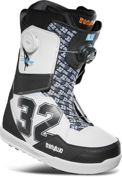 Męskie Buty snowboardowe ThirtyTwo Lashed Double Boa Boa Powell white/black 2024