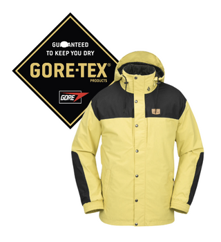 Męska Kurtka snowboardowa Volcom Longo Gore Tex dark yellow