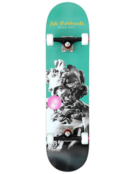 Deskorolka kompletna -  Fish Skateboards Bubble Gum II Teal