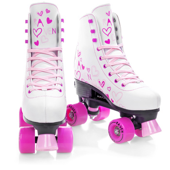 Wrotki Regulowane RAVEN Trista White/Pink