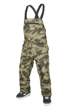 Męskie - Spodnie snowboardowe Volcom Roan Bib Overall CAMO