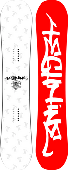 Męska Deska snowboardowa Technine - T-Money white/red