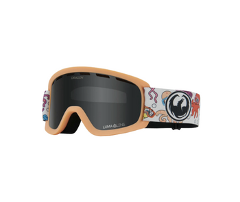 Gogle Snowboardowe -  Dragon LIL D junior seafriends/lumalens dark smoke