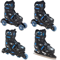 Rolki/Wrotki 3w1 RAVEN Singer Black/Blue 