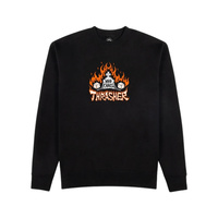 luza Thrasher - Who Cares by Neckface Crewneck 