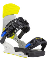 Męskie Wiązania snowboardowe - fifty grey/lime