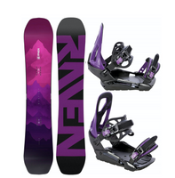 Damski zestaw snowboard Raven Destiny + wiązania s230