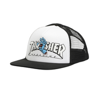 Czapka z Daszkiem Santa Cruz  - Santa Cruz X Thrasher Screaming Logo Mesh