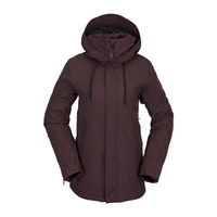 Damska Kurtka snowboardowa Volcom Sherwin  Black Plum