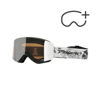 Gogle Snowboardowe - Dragon Dragon R1 OTG bushido/lumalens silver ion/lumalens light rose