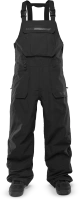 Męskie Spodnie snowboardowe - ThirtyTwo Basement Bib Black