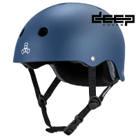 Kask Triple eight - Deep Cover Navy Mat