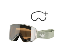 Gogle Snowboardowe - Dragon NFX MAG OTG reused/lumalens silver ion/lumalens amber