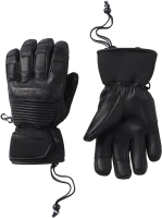 Rękawiczki snowboardowe/narciarskie - Whitespace Leather Riding Black