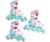 Rolki Regulowane 3w1 - RAVEN Loret Mint LED