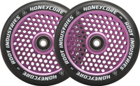 Kółka Do Hulajnogi Wyczynowej Root Honeycore Black 120mm 2-pak