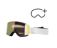 Gogle Snowboardowe - Dragon R1 OTG alpina/lumalens rose gold ion/lumalens amber